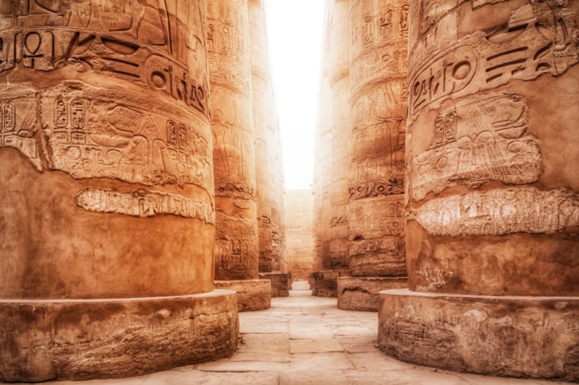 Luxor_Landscape_Karnak Temple Columns Light_iStock_000019606108Small